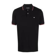 Logo-print Polo Shirt Svart