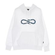 Logo Water Hoodie Hvit Langermet