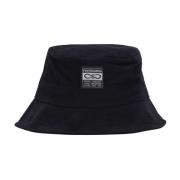 Svart Bucket Hat med Brodert Logo