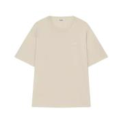 Beige Bomull T-skjorte Reece