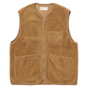 Stone Mountain Fleece Gilet med Shawl Krage