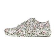 Blomster lav-topp sneaker med lisser