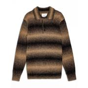 Alpakka Blandet Oversized Polo Sweater