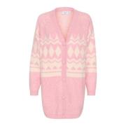 Cashmere Rose Cardigan med V-hals