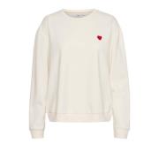 Hjerte Brodert Sweatshirt Ice