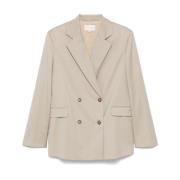 Beige Blazer for stilige antrekk