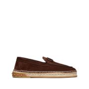 Brun Semskede Espadrilles med VLogo Signature