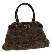 Pre-owned Wool handbags