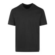 Bomull Jersey Crew-Neck T-skjorte Fw24