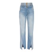 To-i-en falmede jeans