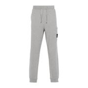 Heather Grey Bomull Cargo Track Bukser