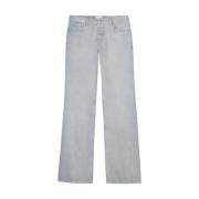 Vintage Grå Wide Fit Denim Jeans