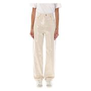 Paillett All-Over High-Waisted Jeans