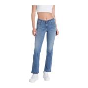 Blå Replay New Luz Bootcut Jeans