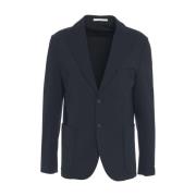 Blå Jersey Blazer Ss25