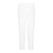 Hvite Pantalone Bukser Stilig Elegant