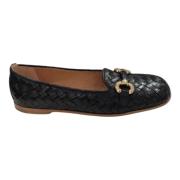 Svart Vevd Ballerina Flats