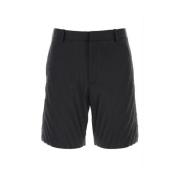 Nylon Bermuda Shorts Svart Menn