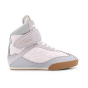 High Top Sneakers med Velcro Stropp