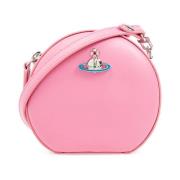 Mini Rund Crossbody Veske Rosa