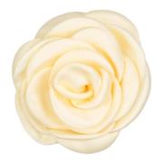 Satin Rose Hårklø Pale Yellow