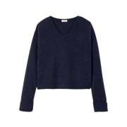 Navy East V-Neck Sweater