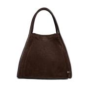 Semsket Shopper Veske Elegant Praktisk