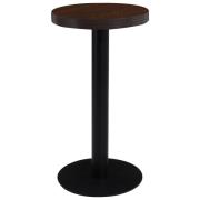 vidaXL Bistrobord mørkebrun 40 cm MDF