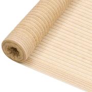 vidaXL Skjermnett beige 1,8x50 m HDPE 150 g/m²