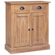 vidaXL Sideskap 65x30x75 cm heltre teak