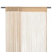 vidaXL Trådgardiner 2 stk 140x250 cm beige