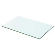 vidaXL Hyllepanel klart glass 50x25 cm