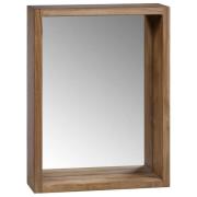 vidaXL Speilskap 30x10x40 cm heltre teak