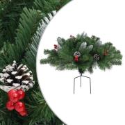 vidaXL Kunstig juletre for stier grønn 40 cm PVC