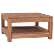 vidaXL Salongbord 68x67x35 cm heltre teak