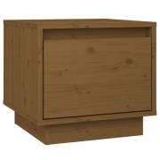 vidaXL Nattbord honningbrun 35x34x32 cm heltre furu