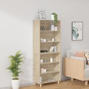 vidaXL Highboard sonoma eik konstruert tre