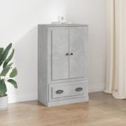 vidaXL Highboard betonggrå 60x35,5x103,5 cm konstruert tre