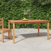 vidaXL Utendørs spisebord 150x90x75 cm heltre teak