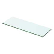 vidaXL Hyllepanel klart glass 50x12 cm