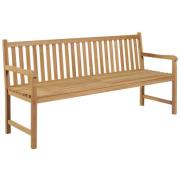 vidaXL Hagebenk 180 cm heltre teak