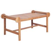 vidaXL Salongbord 100x50x45 cm heltre teak