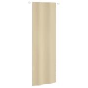 vidaXL Balkongskjerm beige 80x240 cm oxfordstoff