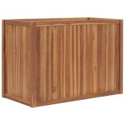 vidaXL Høybed 100x50x70 cm heltre teak