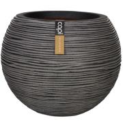 Capi Vase Nature Rib ballformet 40x32 cm antrasitt KOFZ270