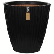 Capi Plantevase Urban Tube konisk 55x52 cm svart KBLT802