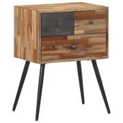 vidaXL Nattbord 47x31,5x60 cm heltre teak