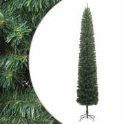 vidaXL Slankt juletre med stativ 300 cm PVC