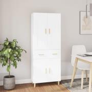 vidaXL Highboard hvit konstruert tre