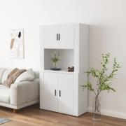 vidaXL Highboard hvit konstruert tre